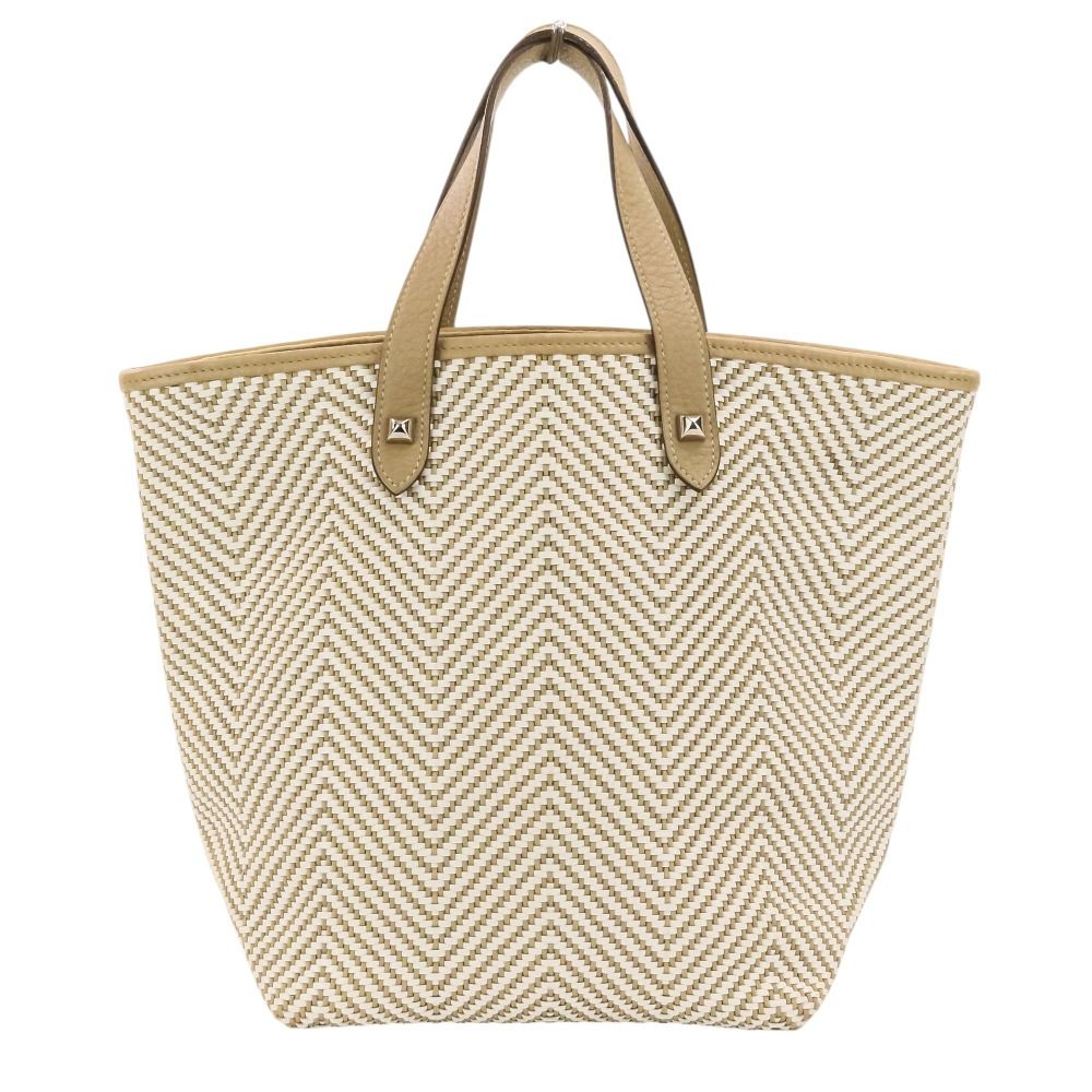 Hermes Cabas Chennai PM Tote Gray Ju White — view 2