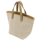 Hermes Cabas Chennai PM Tote Gray Ju White — view 7