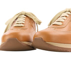 Hermes Quick Leather Low Cut Sneakers 36.5 Brown — view 6