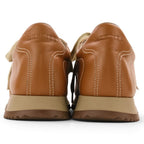 Hermes Quick Leather Low Cut Sneakers 36.5 Brown — view 5