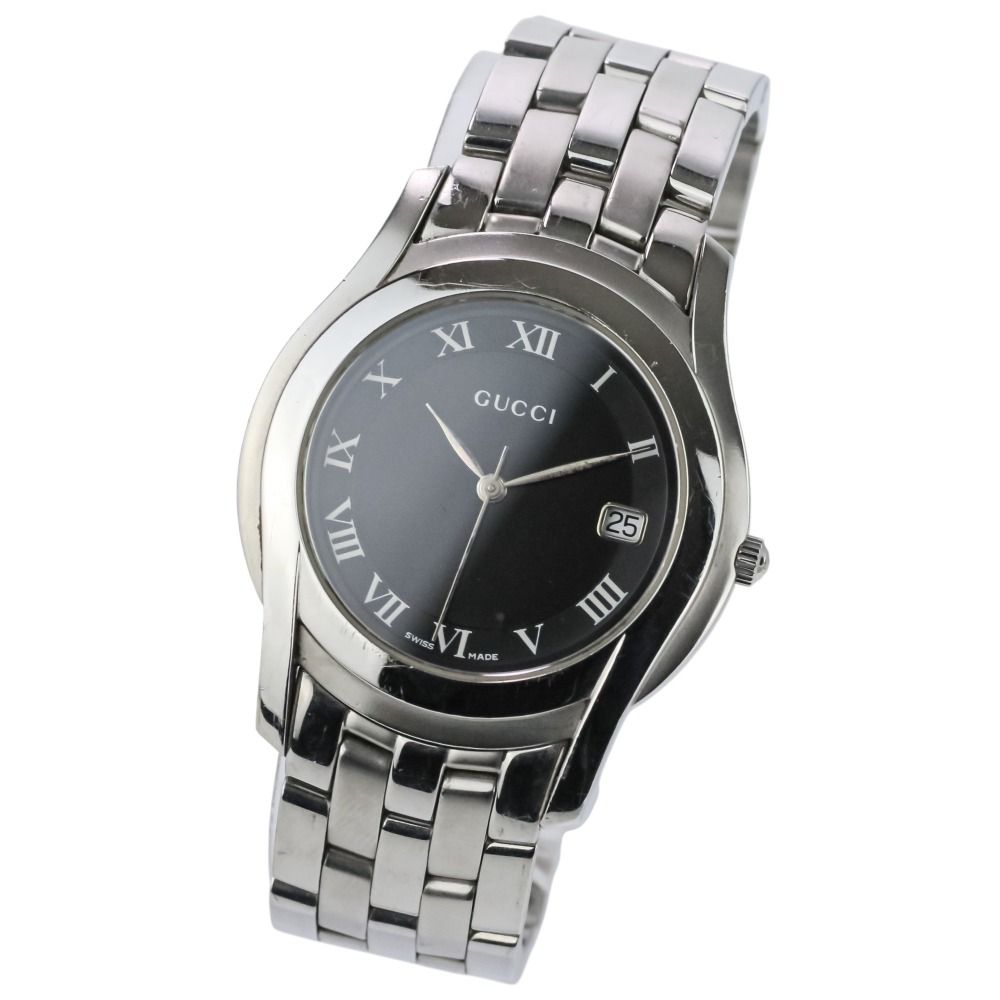 Gucci Quartz Watch Black Dial Silver — view 6