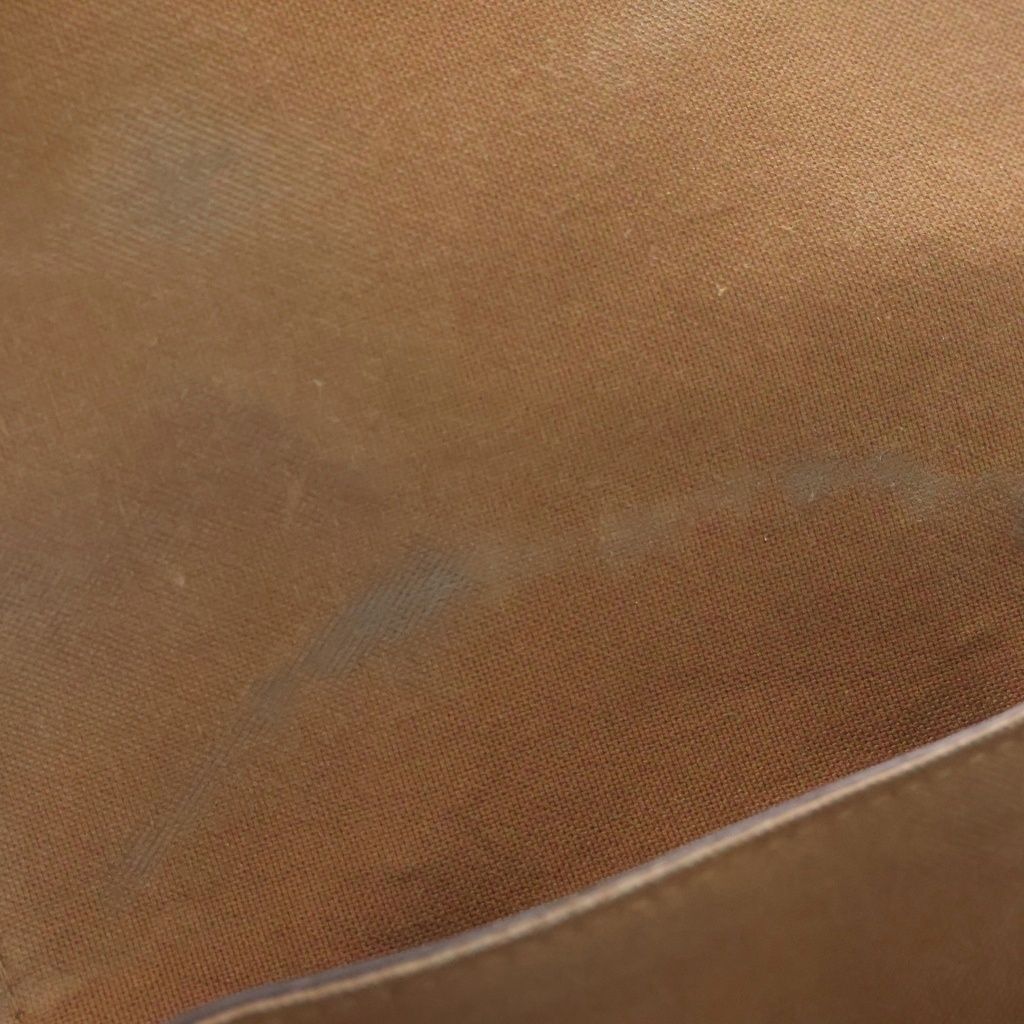 Louis Vuitton Monogram Montsouris NM PM Backpack Brown Leather Gold — view 7