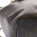 Louis Vuitton Monogram Montsouris NM PM Backpack Brown Leather Gold — view 5