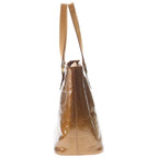 Louis Vuitton Vernis Houston Tote Metallic Brown Leather Patent Gold — view 3