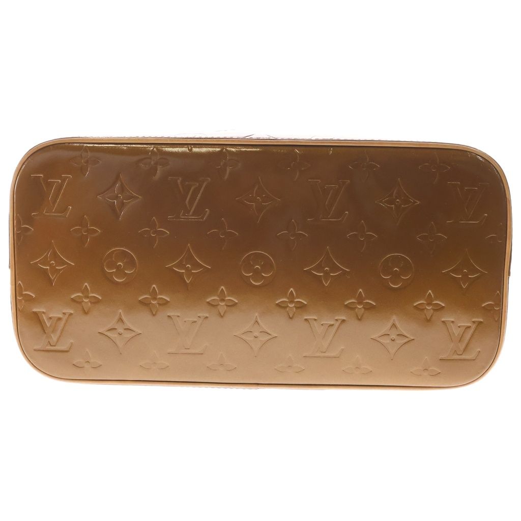 Louis Vuitton Vernis Houston Tote Metallic Brown Leather Patent Gold — view 4