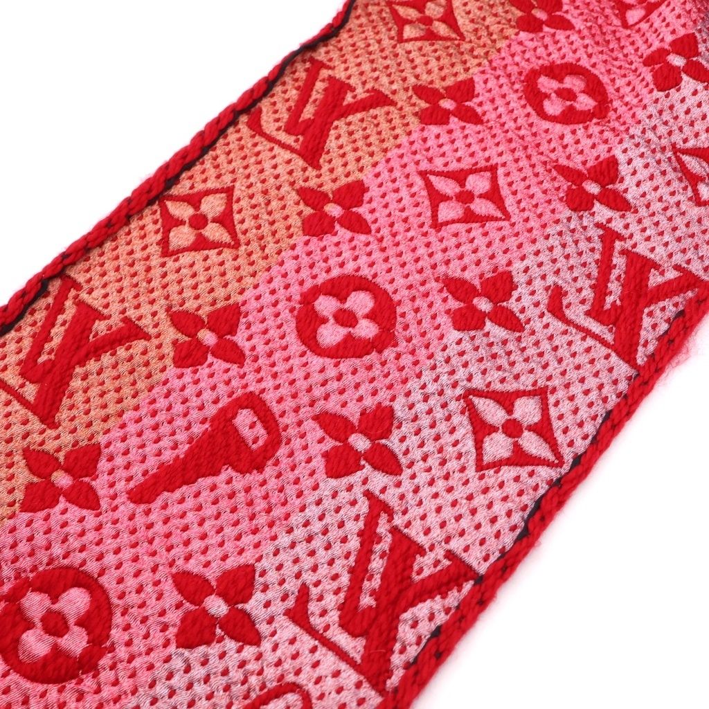 Louis Vuitton Echarpe Logo Mania Vito Knit Mouse Monogram Jacquard Silk Blend — view 5