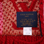 Louis Vuitton Echarpe Logo Mania Vito Knit Mouse Monogram Jacquard Silk Blend — view 6