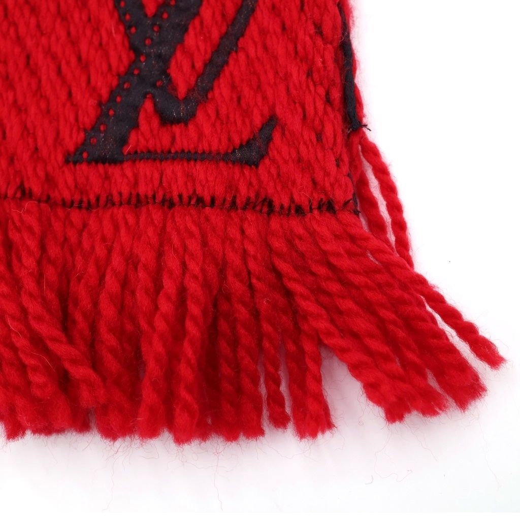 Louis Vuitton Echarpe Logo Mania Vito Knit Mouse Monogram Jacquard Silk Blend — view 3