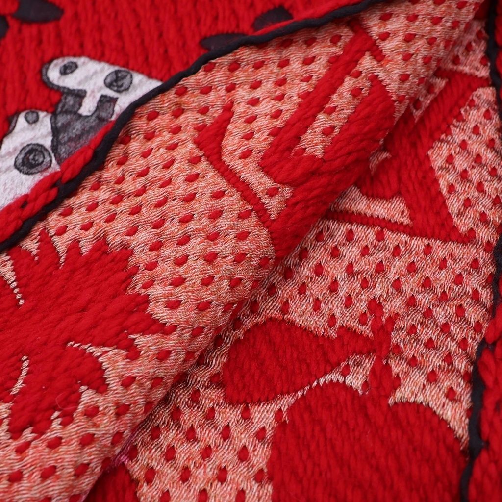 Louis Vuitton Echarpe Logo Mania Vito Knit Mouse Monogram Jacquard Silk Blend — view 2