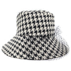 Dior Houndstooth Bucket Hat 59 — view 3