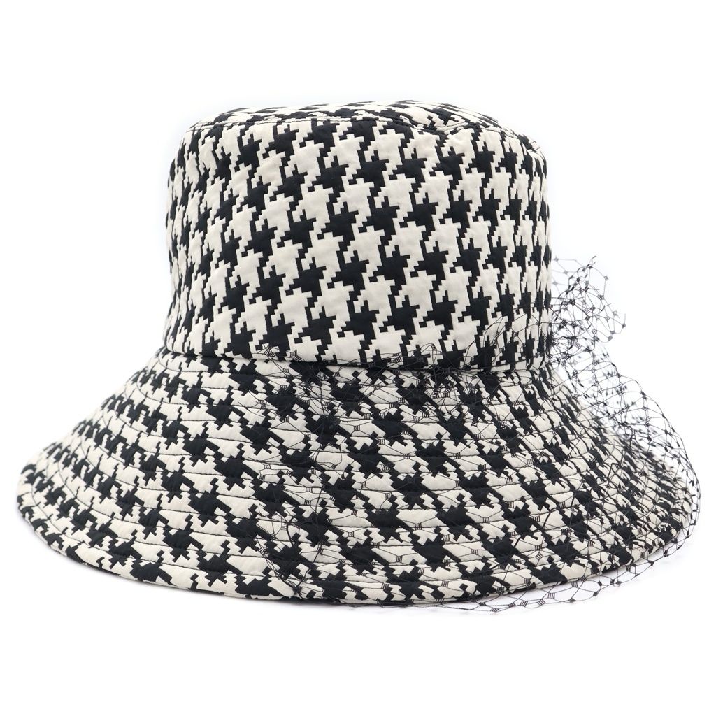 Dior Houndstooth Bucket Hat 59 — view 3
