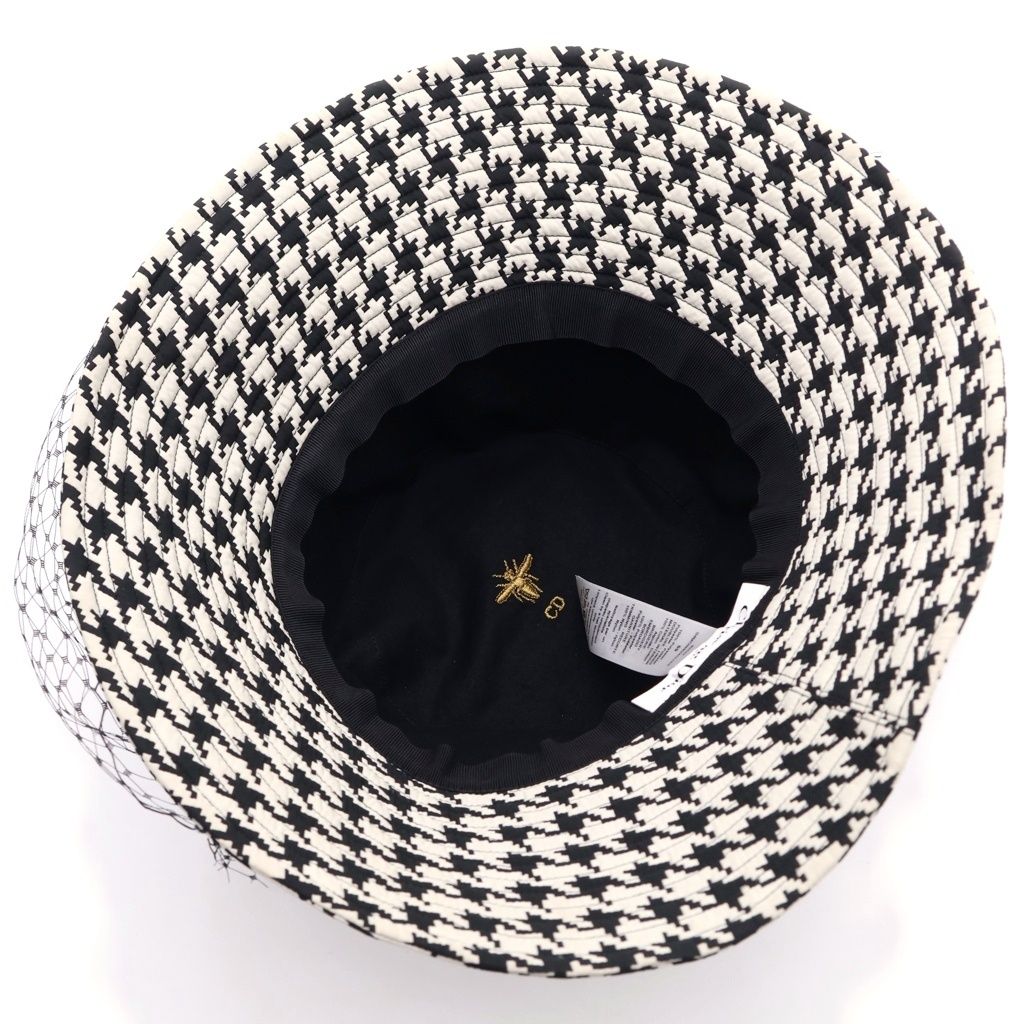 Dior Houndstooth Bucket Hat 59 — view 5