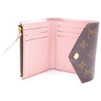 Louis Vuitton Monogram Portefeuille Victorine Rosevalerine Compact Wallet — view 4