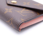 Louis Vuitton Monogram Portefeuille Victorine Rosevalerine Compact Wallet — view 5