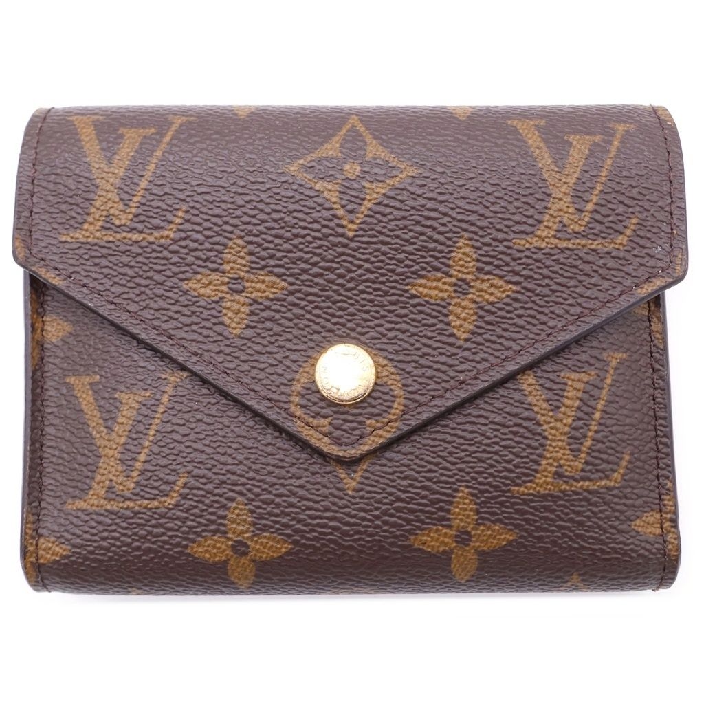 Louis Vuitton Monogram Portefeuille Victorine Rosevalerine Compact Wallet