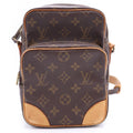 Louis Vuitton Monogram Amazon Mini Shoulder Bag Brown Leather Gold