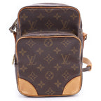 Louis Vuitton Monogram Amazon Mini Shoulder Bag Brown Leather Gold