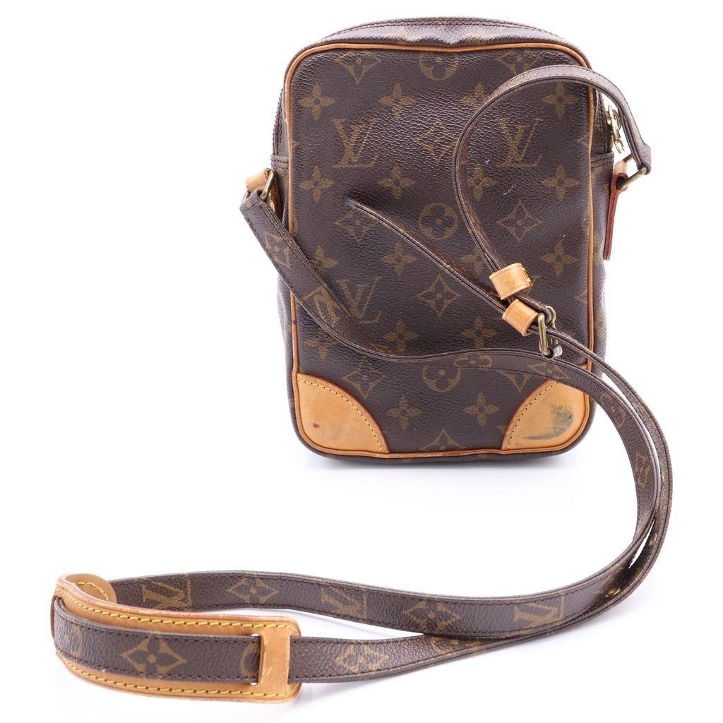 Louis Vuitton Monogram Amazon Mini Shoulder Bag Brown Leather Gold — view 2