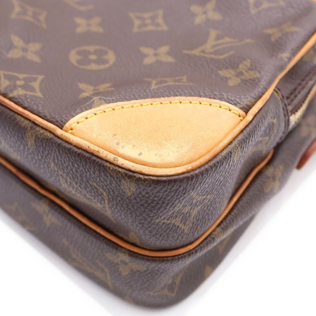 Louis Vuitton Monogram Amazon Mini Shoulder Bag Brown Leather Gold — view 5