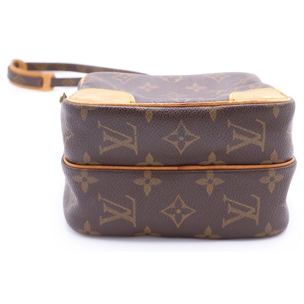 Louis Vuitton Monogram Amazon Mini Shoulder Bag Brown Leather Gold — view 4