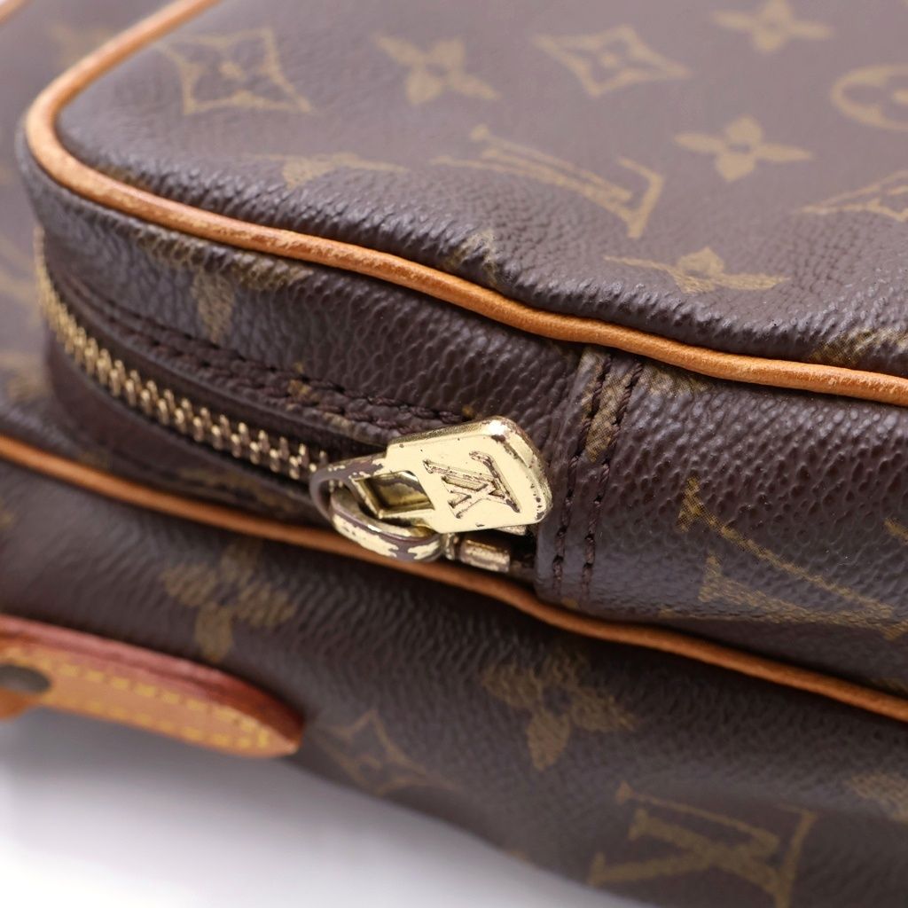 Louis Vuitton Monogram Amazon Mini Shoulder Bag Brown Leather Gold — view 7