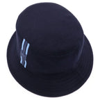 Hermes Bucket Hat Navy 57 — view 6