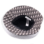 Dior Teddy-d Oblique Bucket Hat Tulle Polyester Cotton Black — view 5