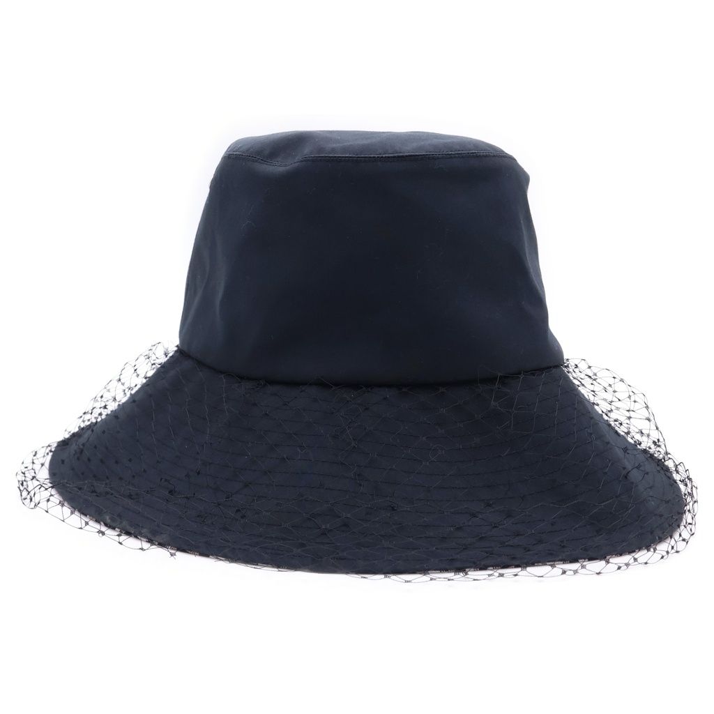 Dior Teddy-d Oblique Bucket Hat Tulle Polyester Cotton Black — view 4