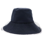 Dior Teddy-d Oblique Bucket Hat Tulle Polyester Cotton Black — view 4