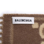Gucci the Hacker Project All Over Logo Macro Scarf Cashmere Blend All Pattern — view 6
