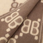 Gucci the Hacker Project All Over Logo Macro Scarf Cashmere Blend All Pattern — view 2