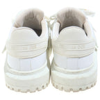 Dior Id Low Cut Sneakers Logo Leather White — view 3