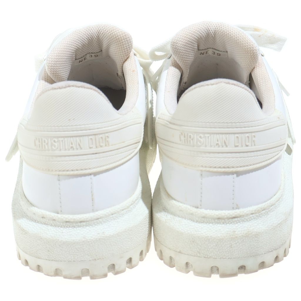 Dior Id Low Cut Sneakers Logo Leather White — view 3
