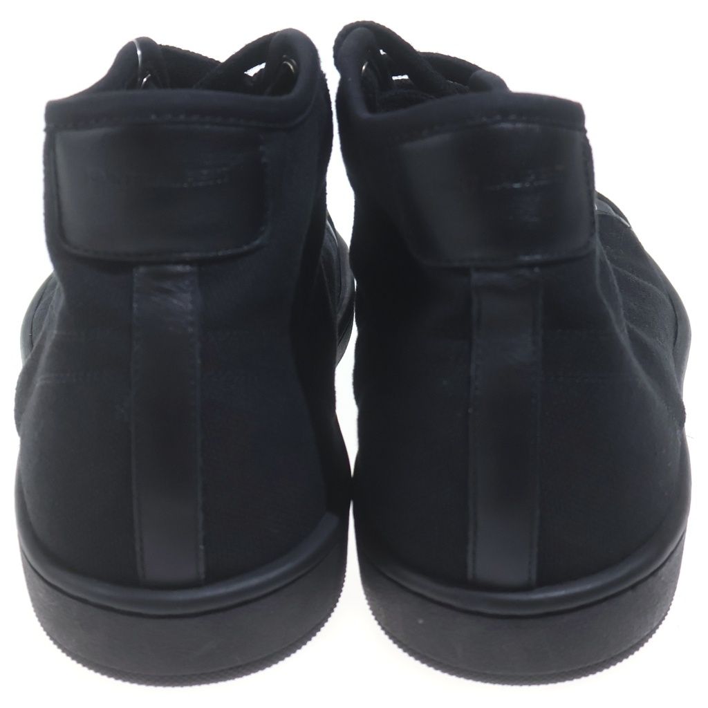 Saint Laurent Paris Mid Top High Cut Sneakers Black — view 3