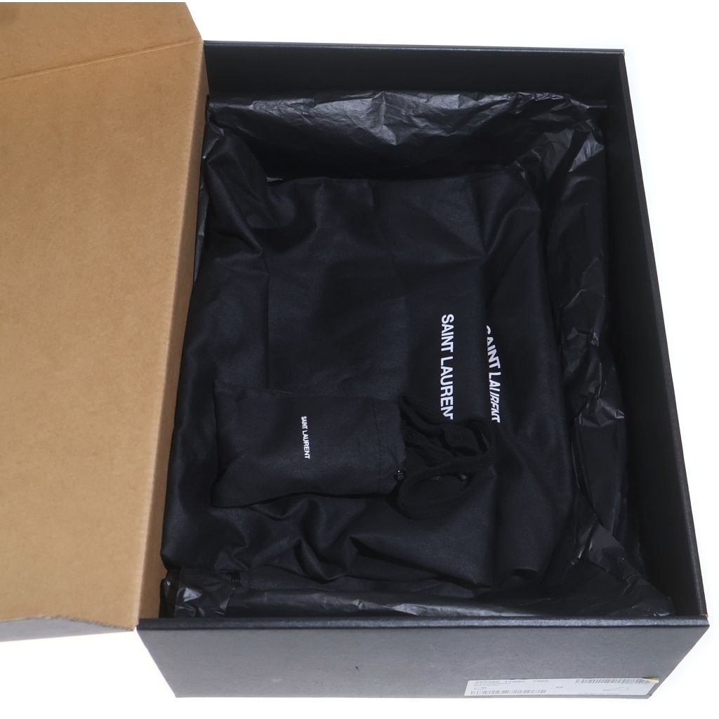 Saint Laurent Paris Mid Top High Cut Sneakers Black — view 6