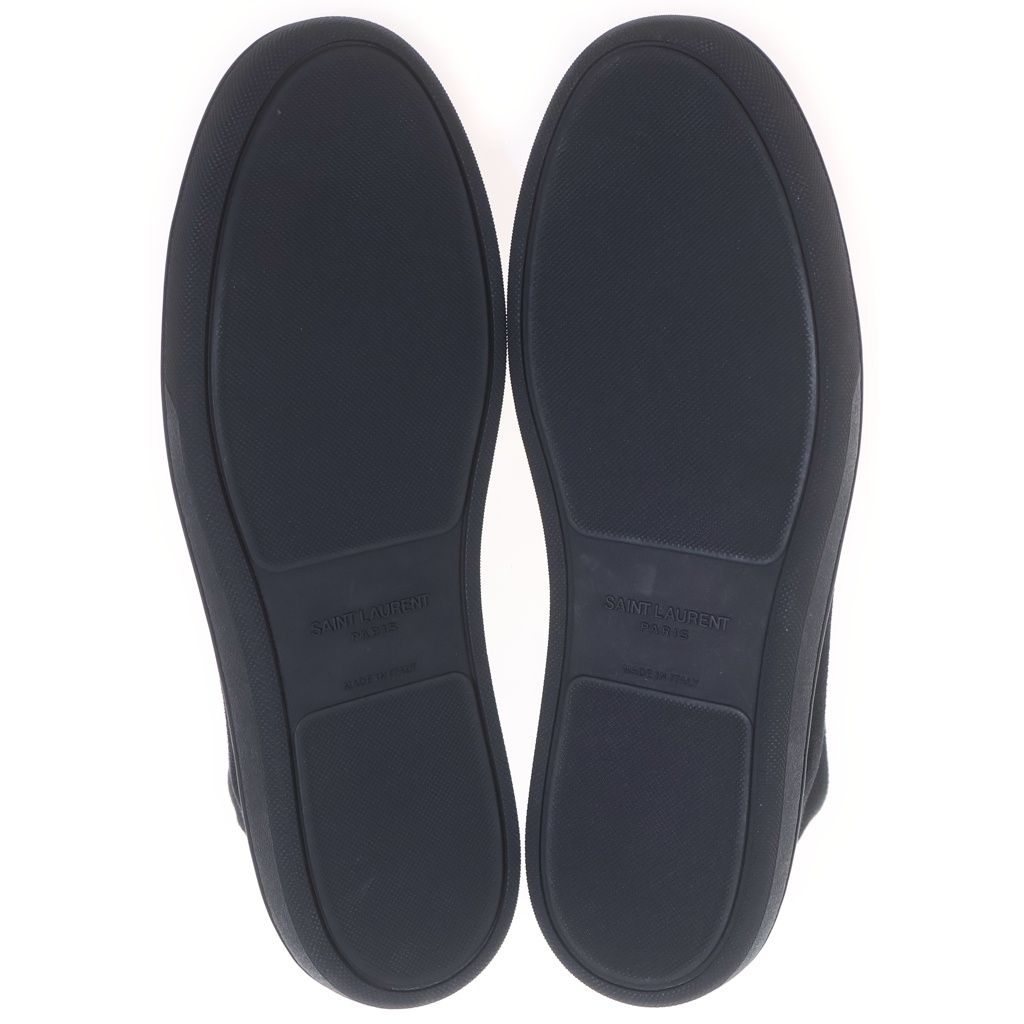 Saint Laurent Paris Mid Top High Cut Sneakers Black — view 5