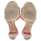 Hermes Oasis Sandals Red Leather — view 5