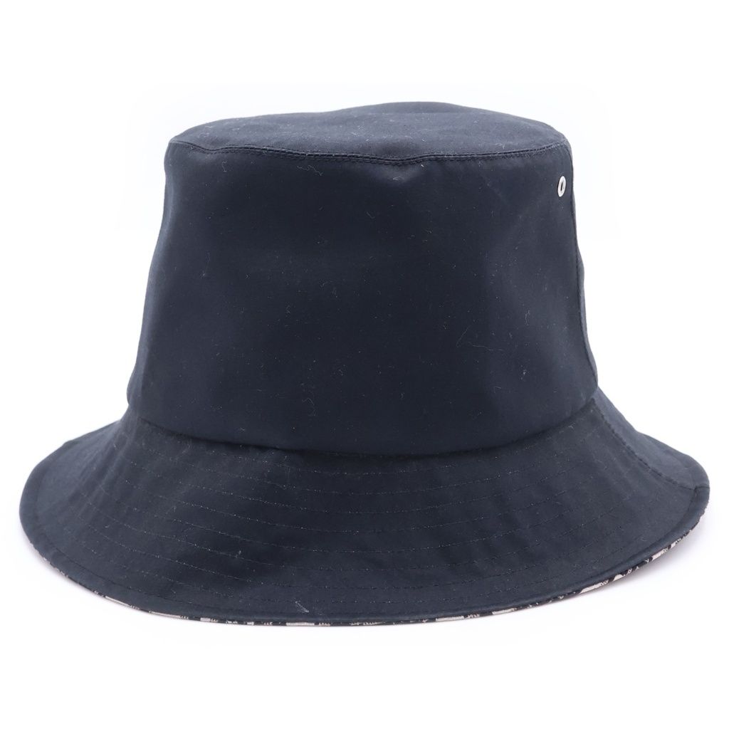 Dior Lining Oblique Pattern Bucket Hat Black