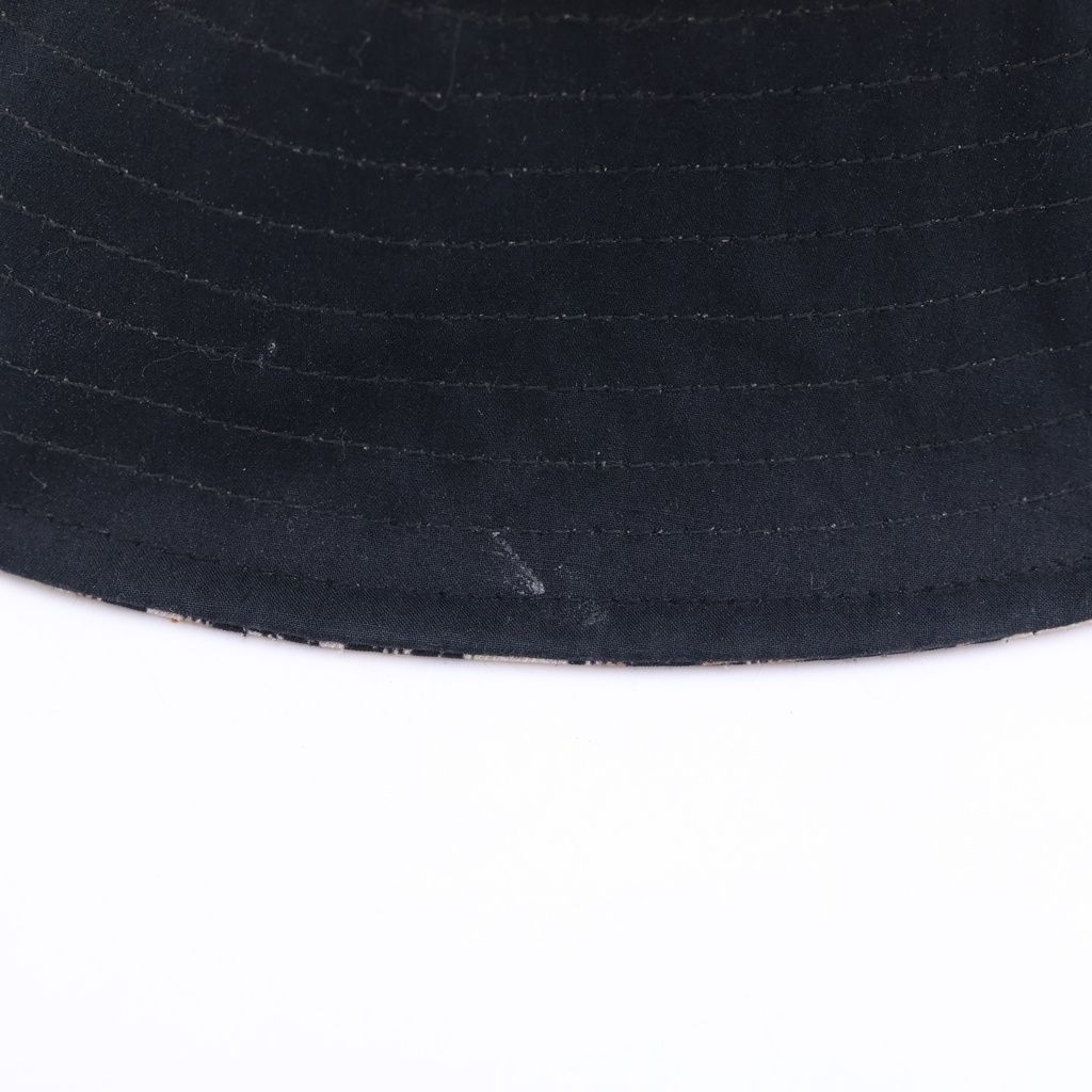 Dior Lining Oblique Pattern Bucket Hat Black — view 7