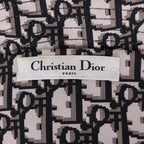Dior Lining Oblique Pattern Bucket Hat Black — view 8