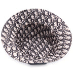 Dior Lining Oblique Pattern Bucket Hat Black — view 6