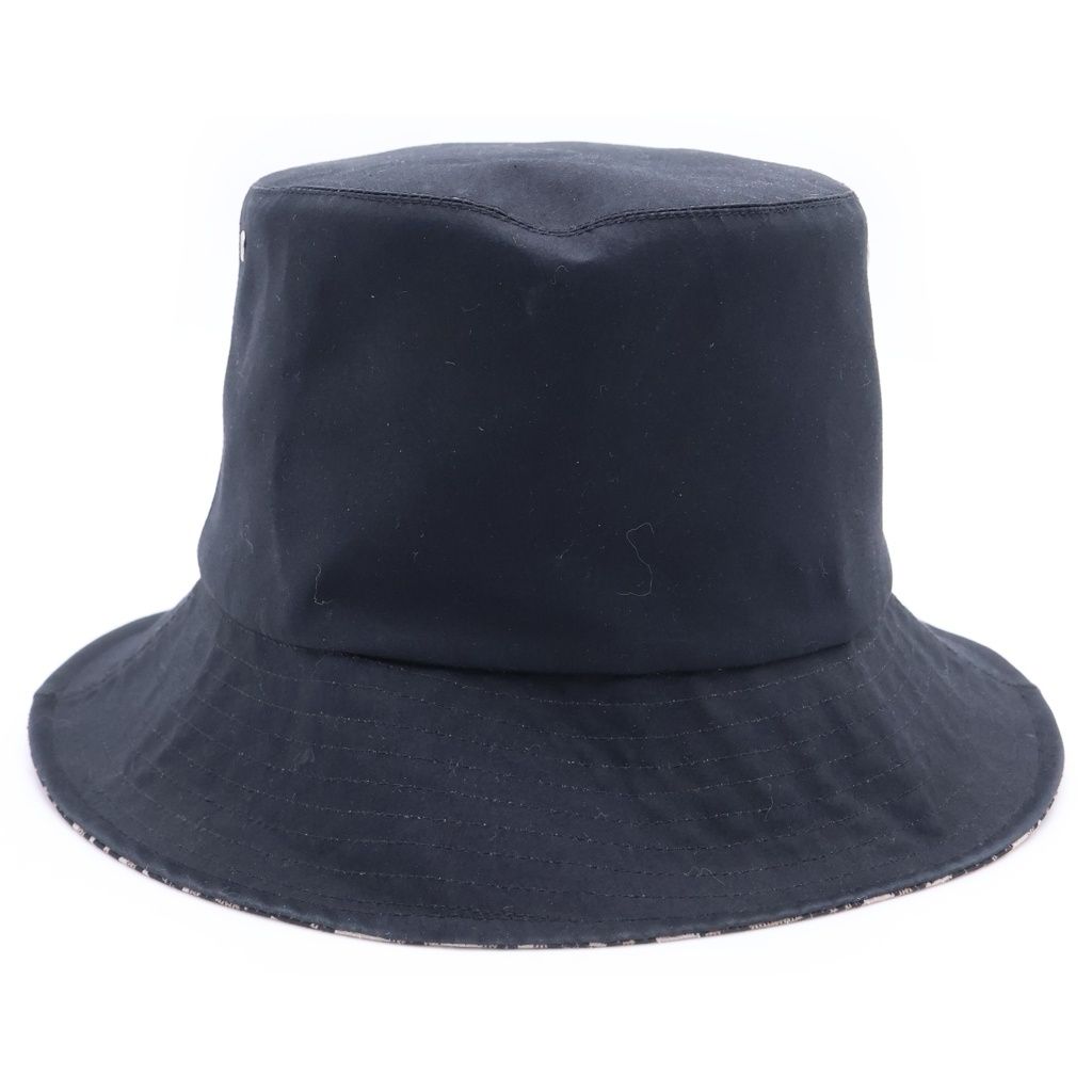 Dior Lining Oblique Pattern Bucket Hat Black — view 2