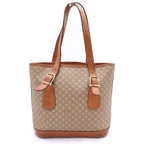 Celine Macadam Handbag Beige Leather Gold — view 2