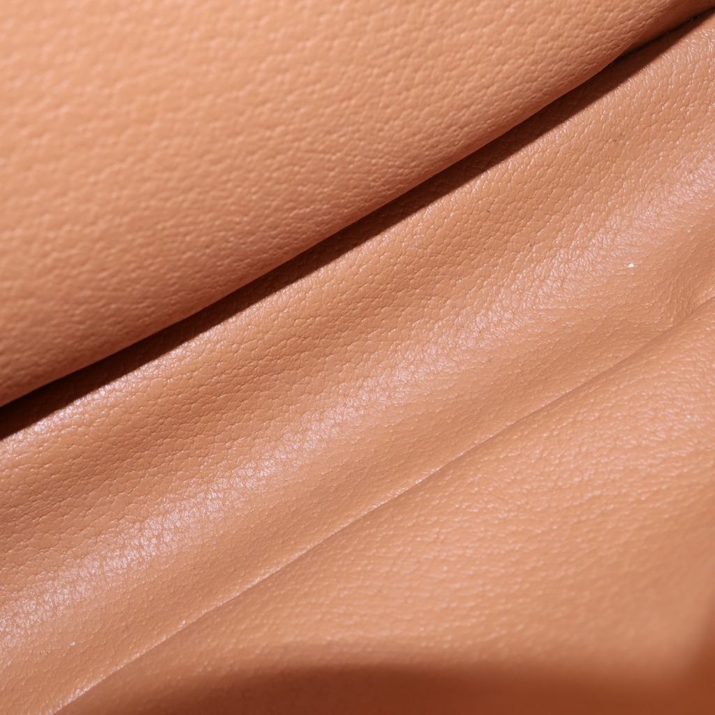 Celine Macadam Handbag Beige Leather Gold — view 8