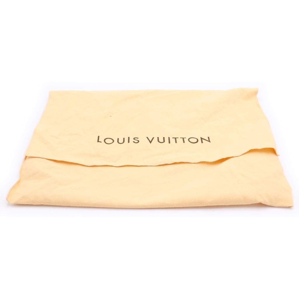 Louis Vuitton Monogram Mini Josephine Handbag Wine Red Leather Canvas Gold — view 8
