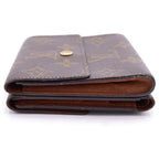 Louis Vuitton Monogram Portefeuille Elise Trifold Wallet Compact Brown — view 3