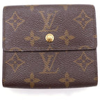 Louis Vuitton Monogram Portefeuille Elise Trifold Wallet Compact Brown