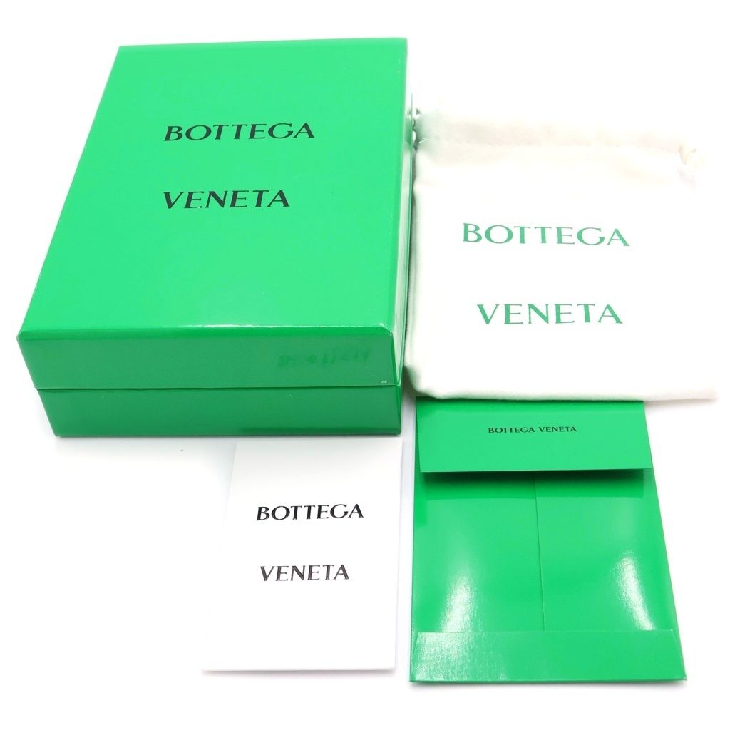 Bottega Veneta Intrecciato Bicolor Bifold Wallet Leather Black White — view 6
