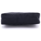 Prada Re-Nylon Pouch Handbag Nylon Silver Black — view 4