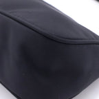 Prada Re-Nylon Pouch Handbag Nylon Silver Black — view 5